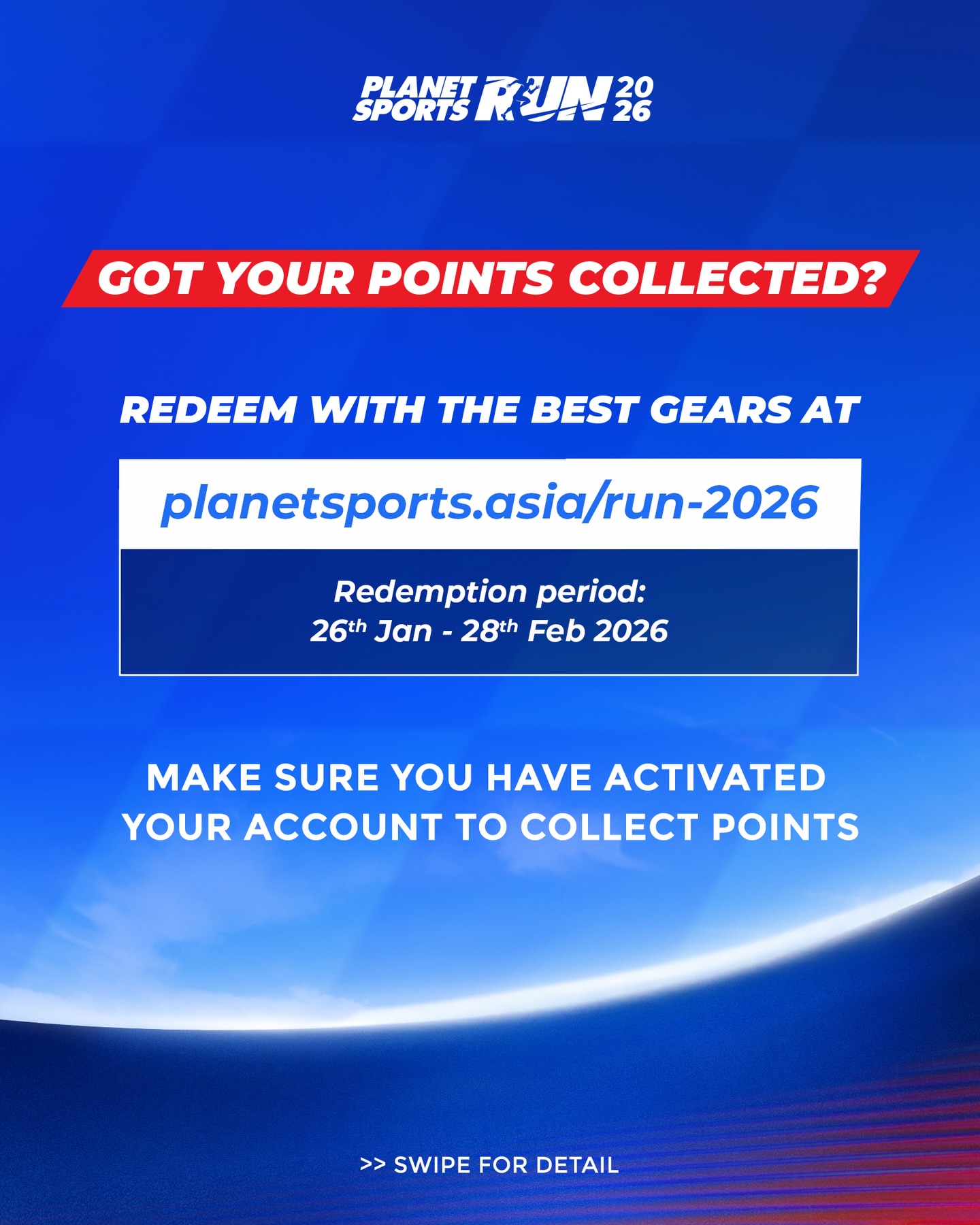 Planet Sports Run Facebook ad
