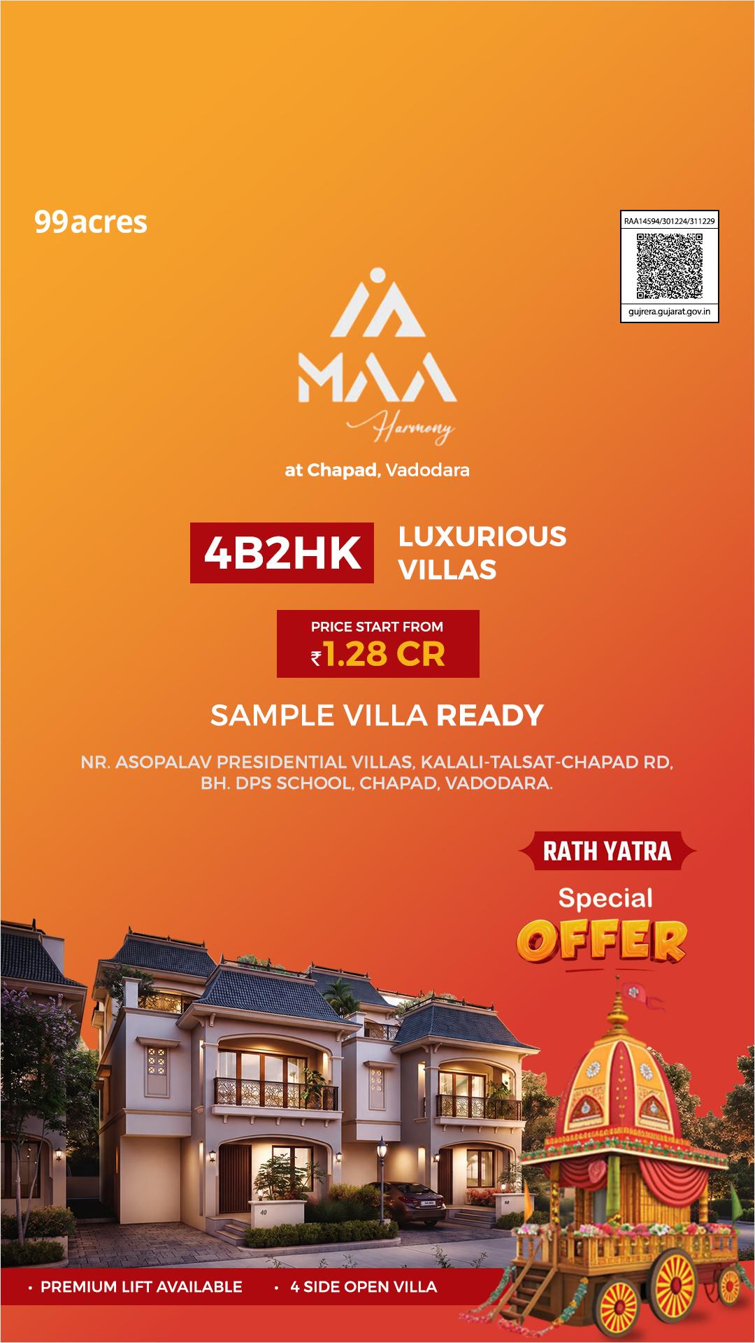 99acres.com Property India Facebook ad