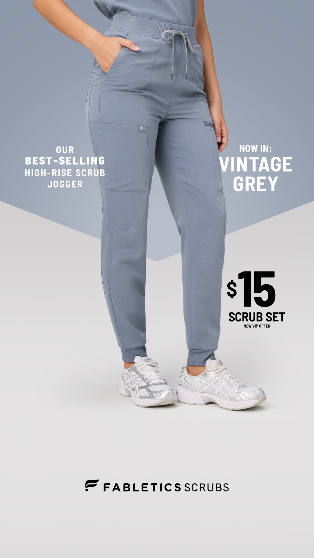Fabletics Scrubs Facebook ad