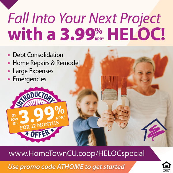HomeTown Credit Union Facebook ad: Affordable HELOC Minnesota