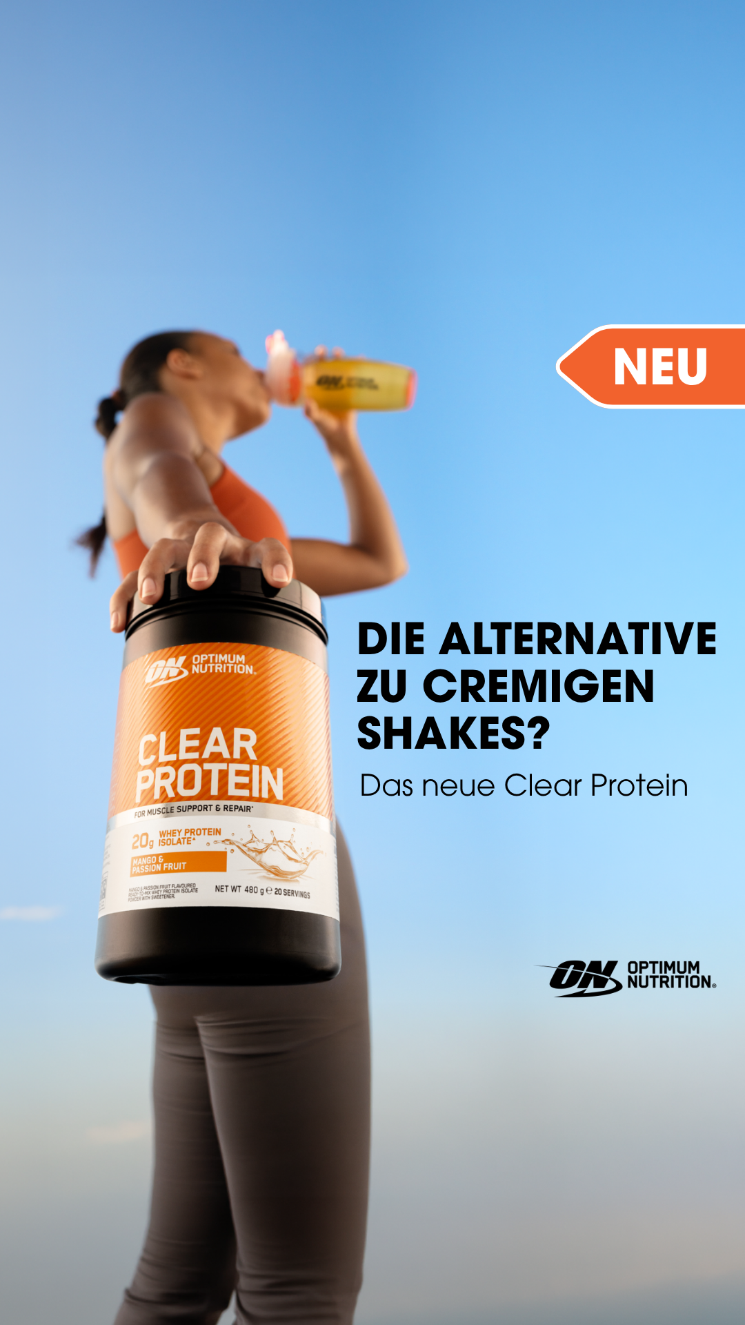 Optimum Nutrition Facebook ad from Jul 8, 2026