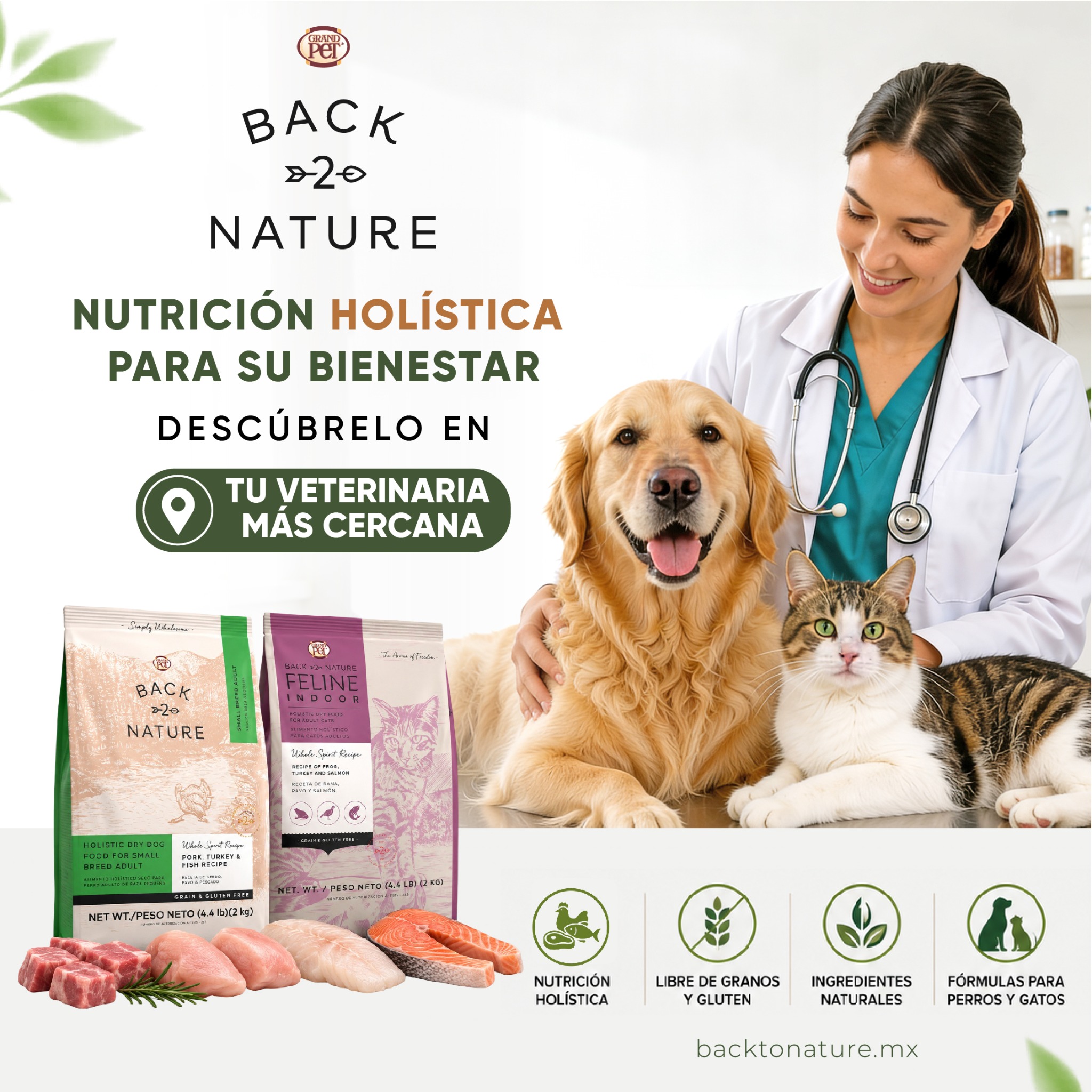 GrandPet Back To Nature Facebook ad