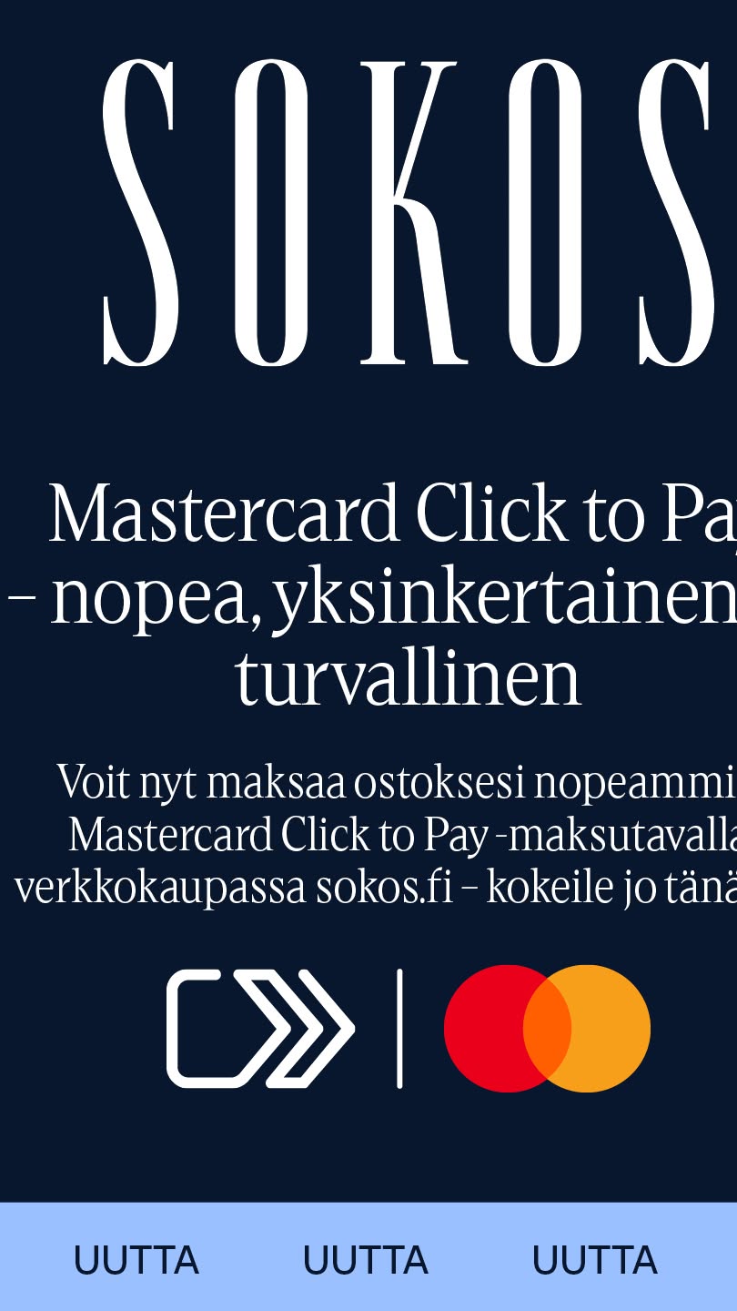 Sokos Facebook ad: Kokeile nopeampaa maksamista!