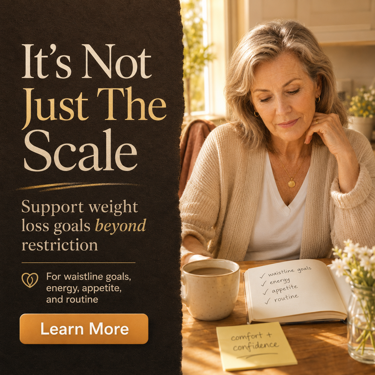 Dr Rebecca Collins - Weight Loss Coach Facebook ad: Not Another Harsh Fat-Burner