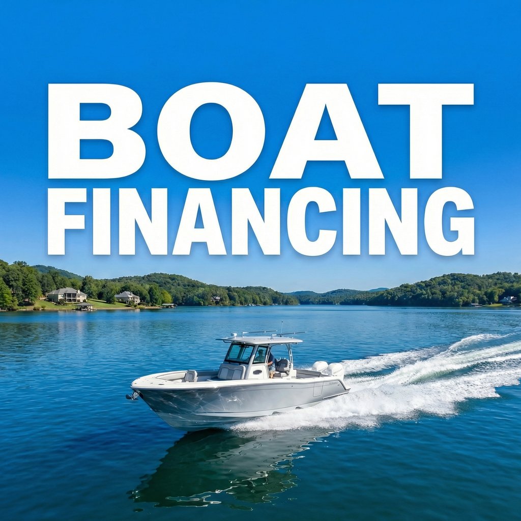 Kyle Simpson Marine Lending Facebook ad: Finance Your Dream Boat Now!