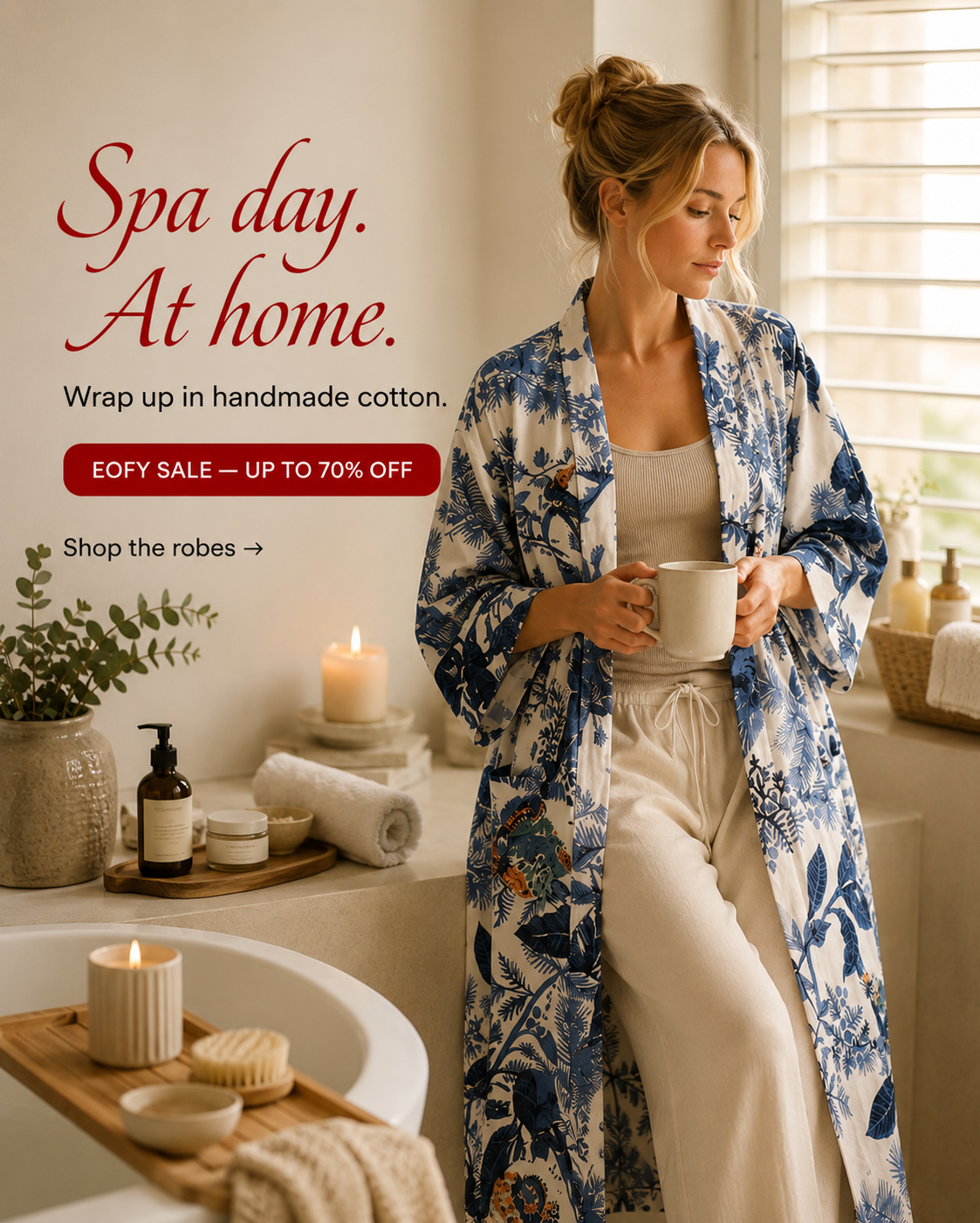 Linen Connections Facebook ad