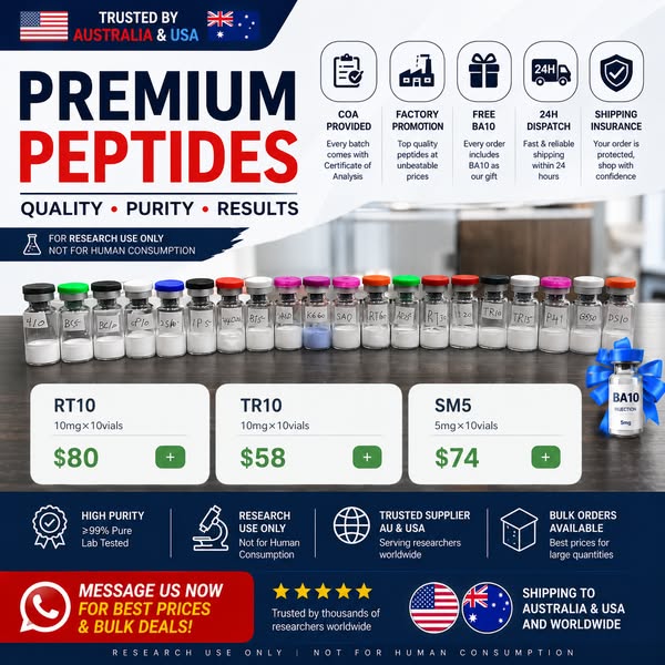 Novapure Premium Peptides Facebook ad