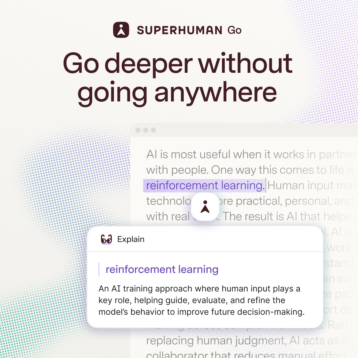 Superhuman Facebook ad: Highlight to understand