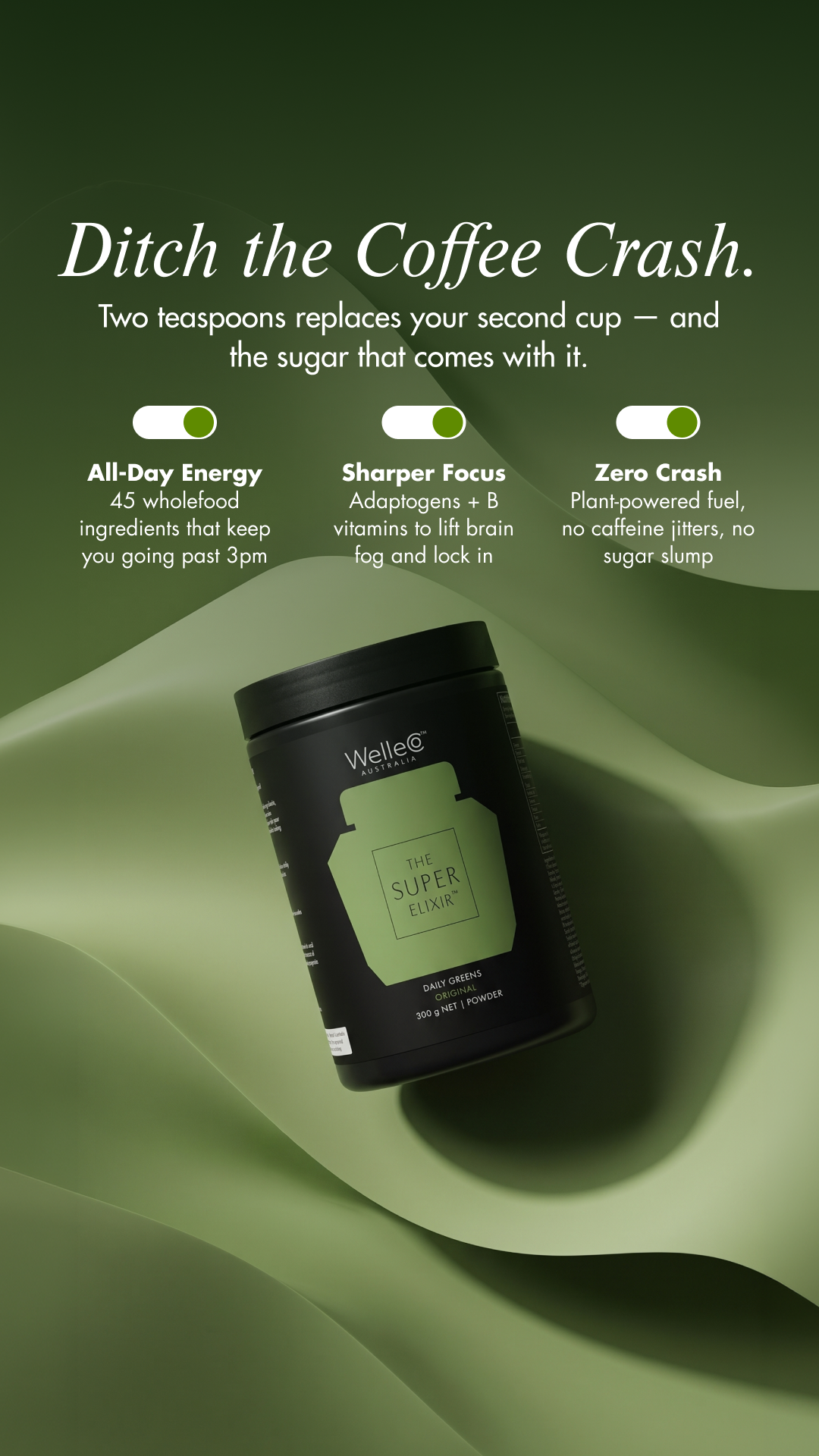 WelleCo Facebook ad