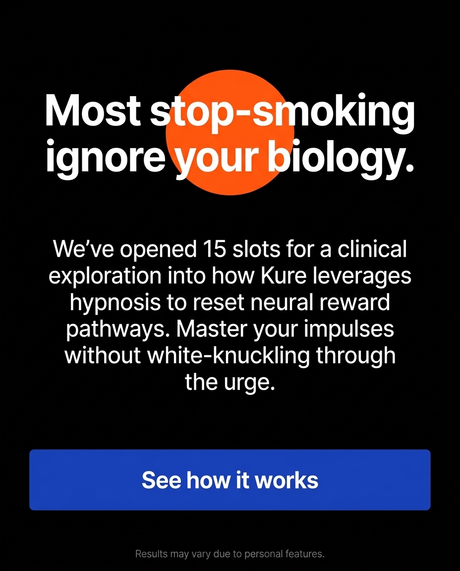Hypnosis to Stop Smoking Facebook ad