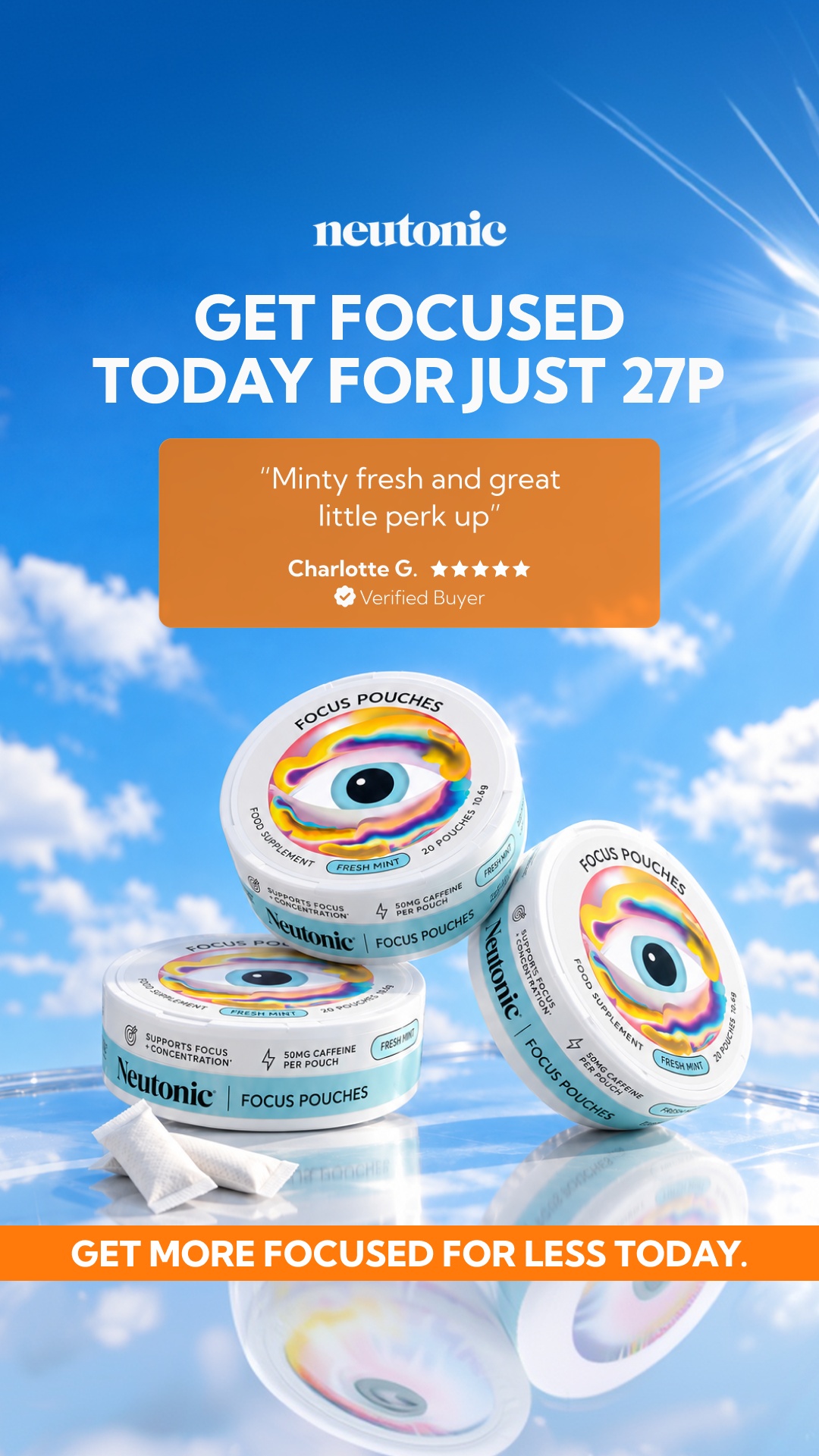 Neutonic Facebook ad: Not for everyone.
