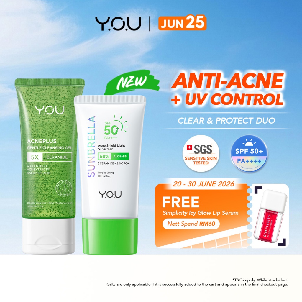 Y.o.u beauty m.y Facebook ad: Protect your skin every single day with Y.O.U…