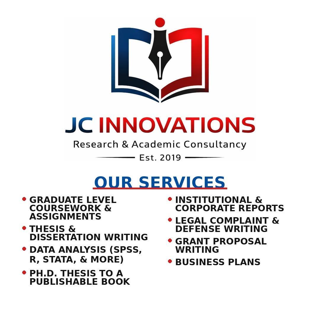 JC Innovations Facebook ad: EXPERT RESEARCH, ASSIGNMENT WRITING & DATA ANALYSIS