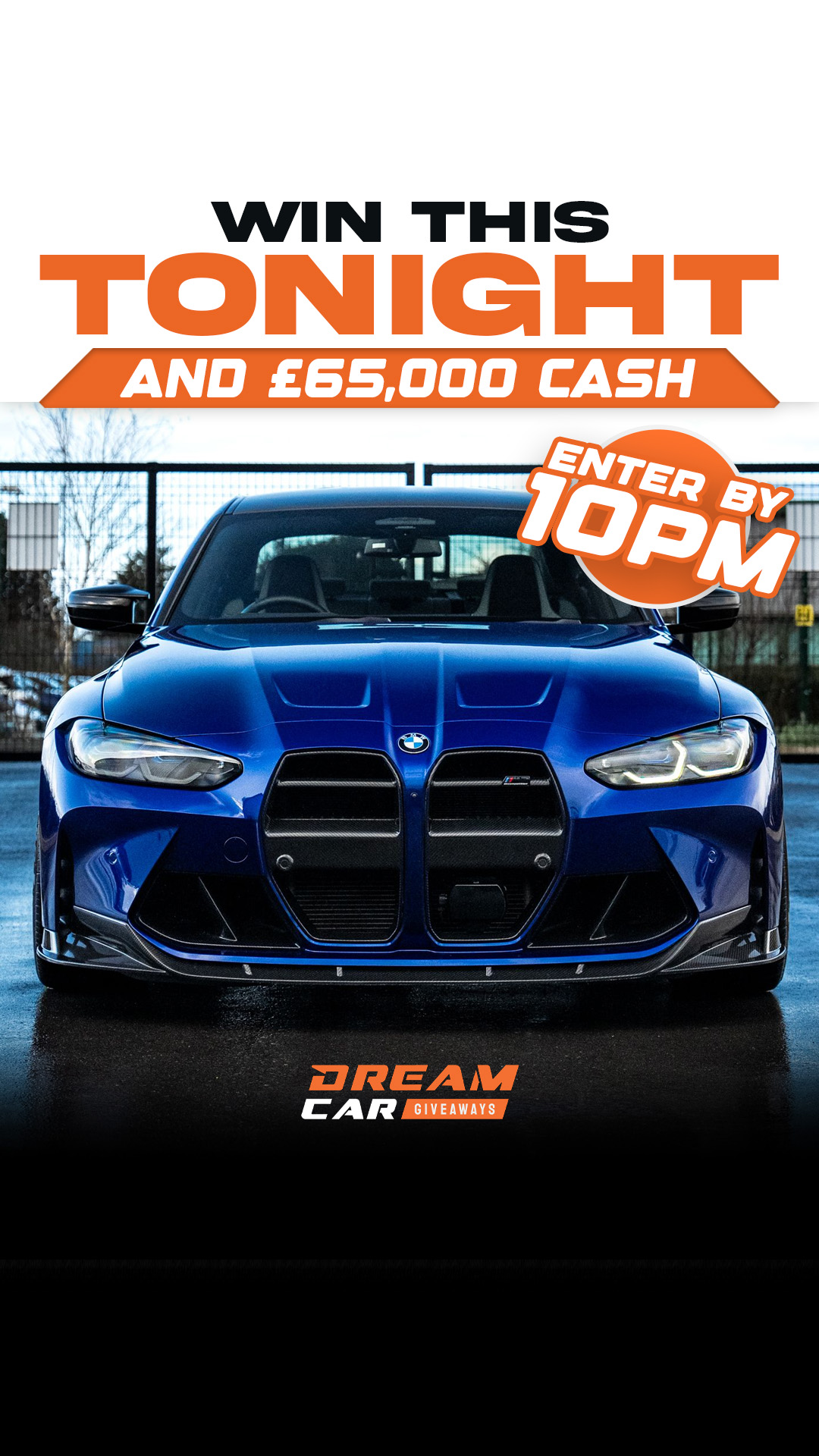 Dream Car Giveaways Facebook ad