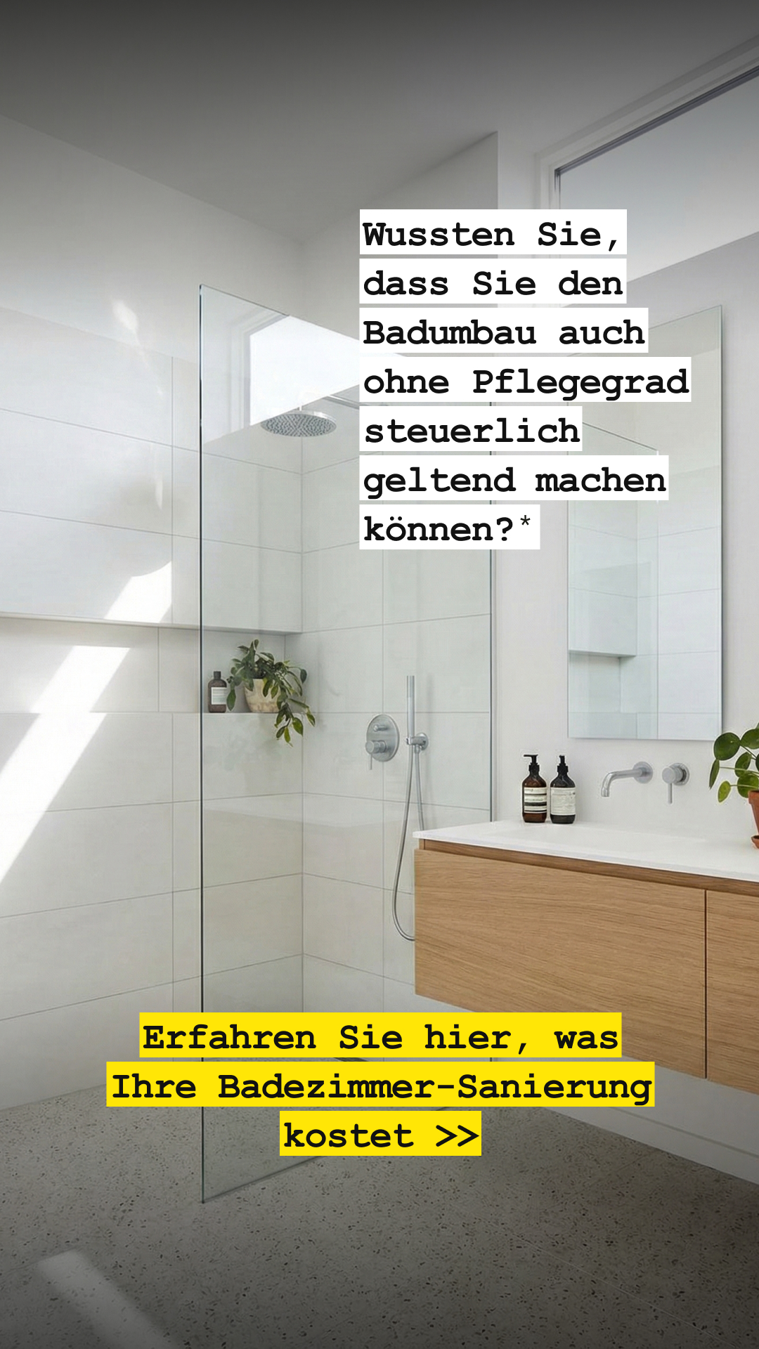 Aroundhome - Badezimmer Facebook ad from Feb 23, 2026
