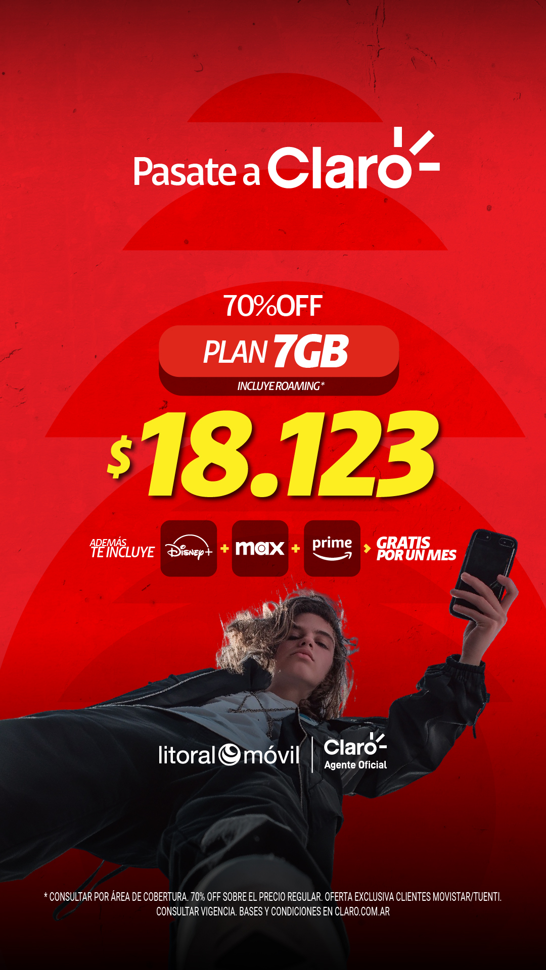 Litoral Móvil Facebook ad from Mar 6, 2026