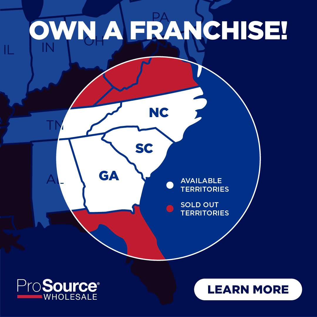ProSource Wholesale Franchising Facebook ad: Ranked #181 of Top 500 Franchises by Entrepreneur Magazine