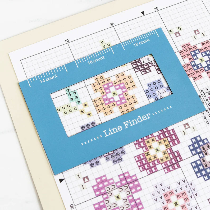 Can Art Design Facebook ad: Cross Stitch Magnetic Line Finder