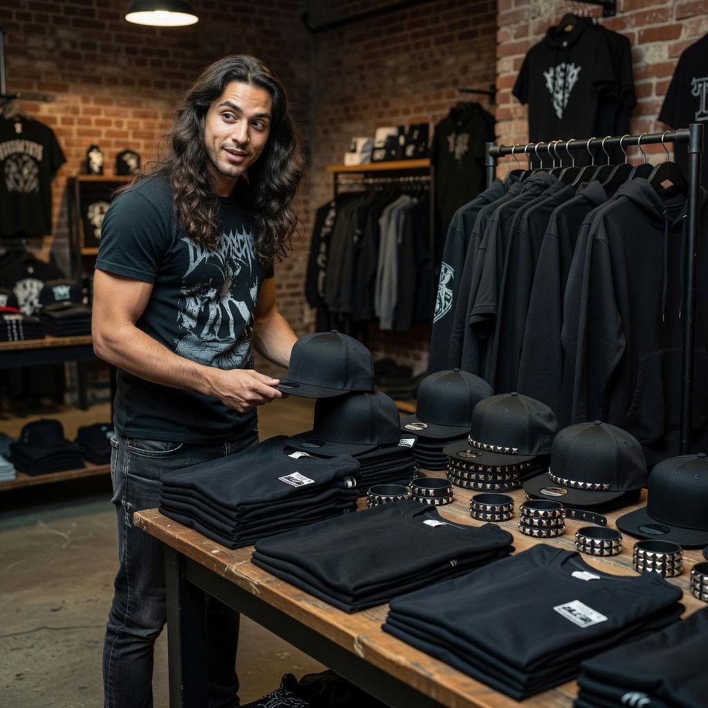 Serene Scribe Trending Facebook ad: Heavy Metal Merchandise!