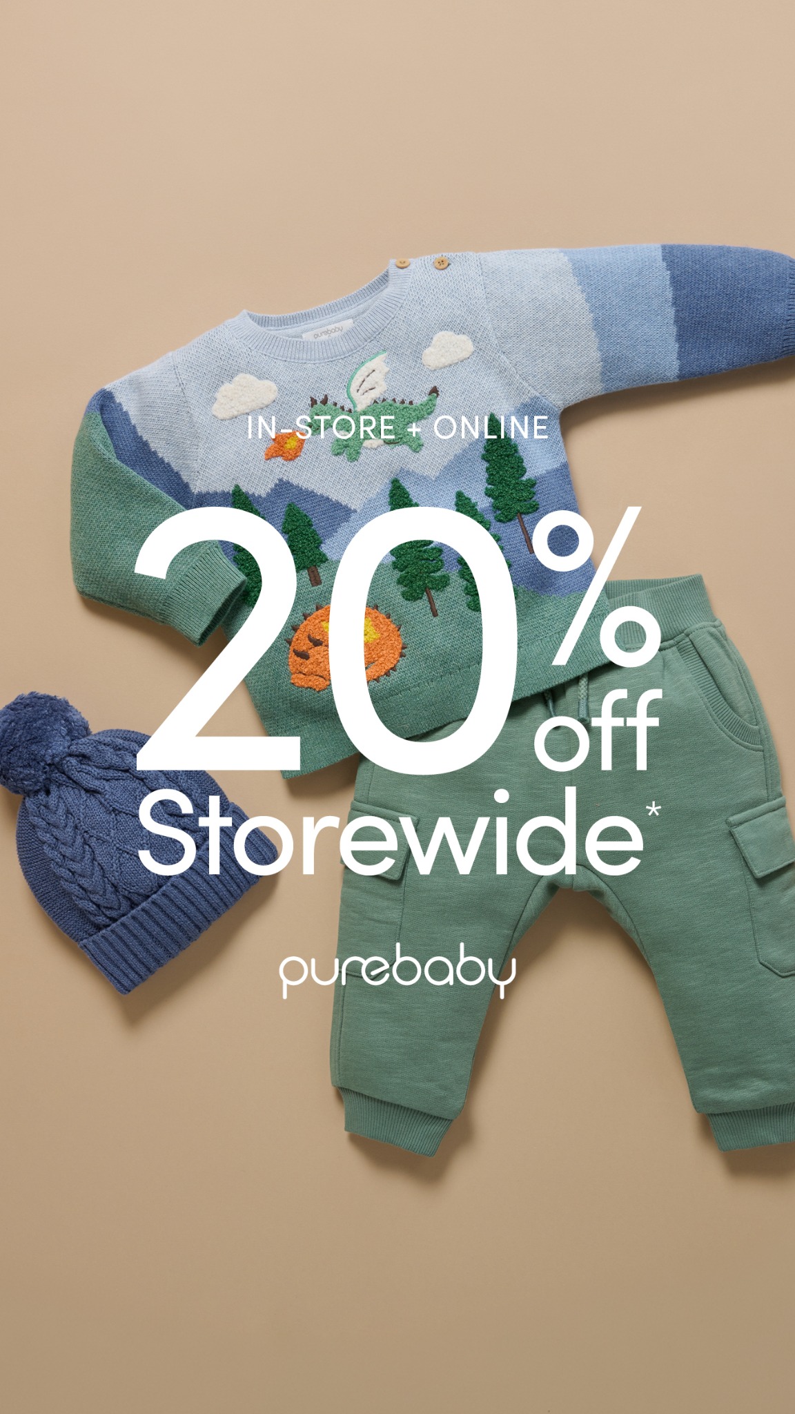 Purebaby Facebook ad