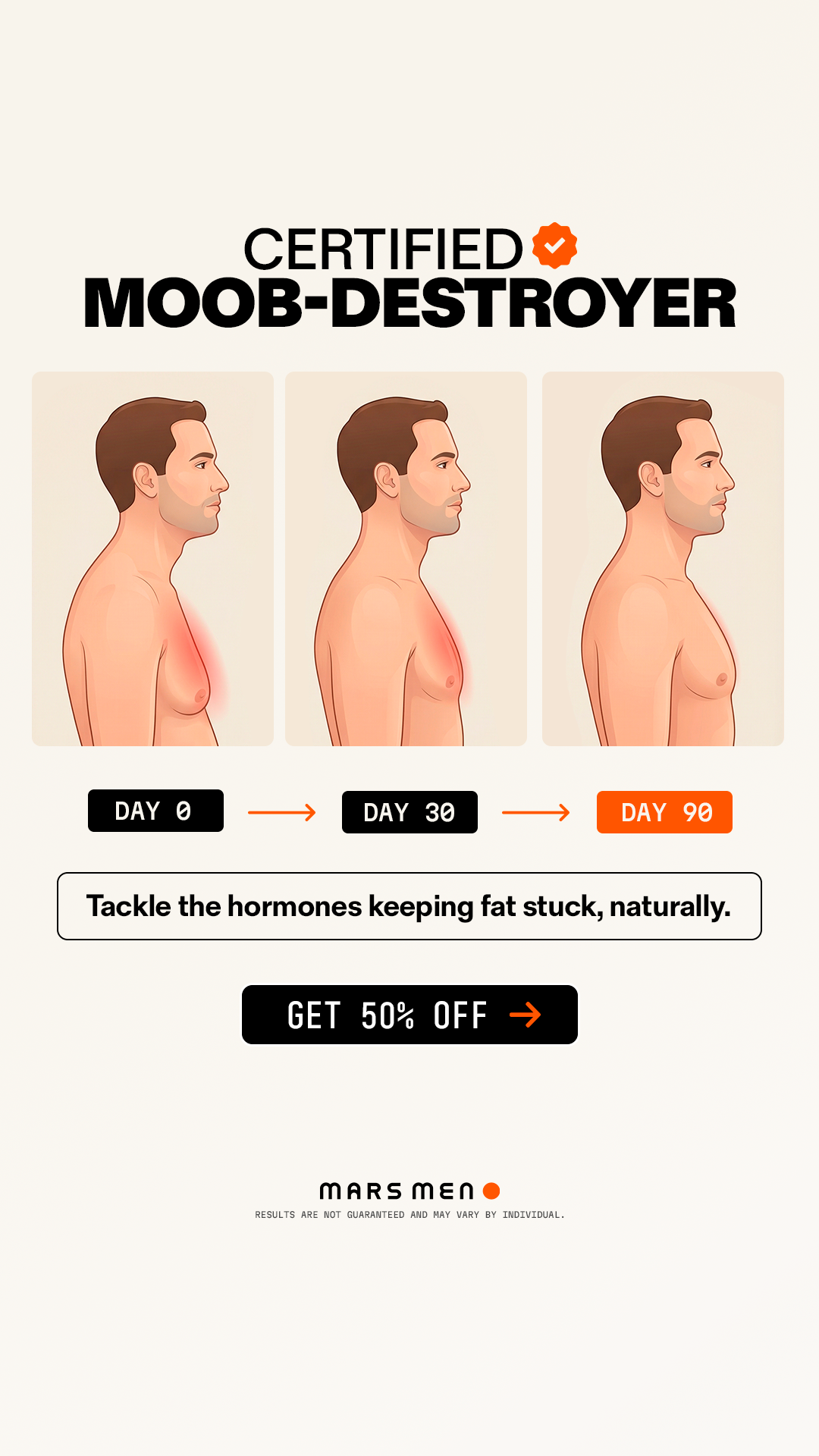 Mars Men Facebook ad
