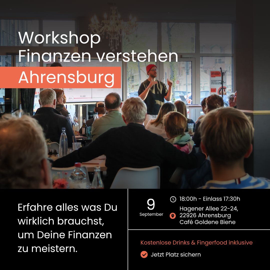 Investhafen Facebook ad: Kostenloser Workshop: Vermögensaufbau mit ETFs & Immobilien!