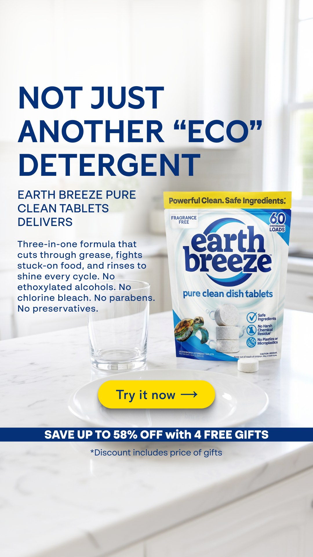 Earth Breeze Facebook ad