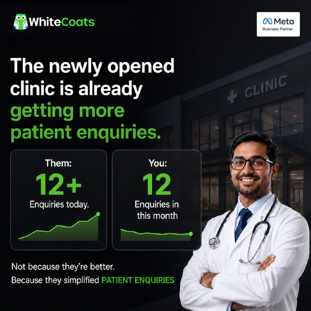 WhiteCoats Facebook ad: The clinics growing fastest aren't waiting for referrals.