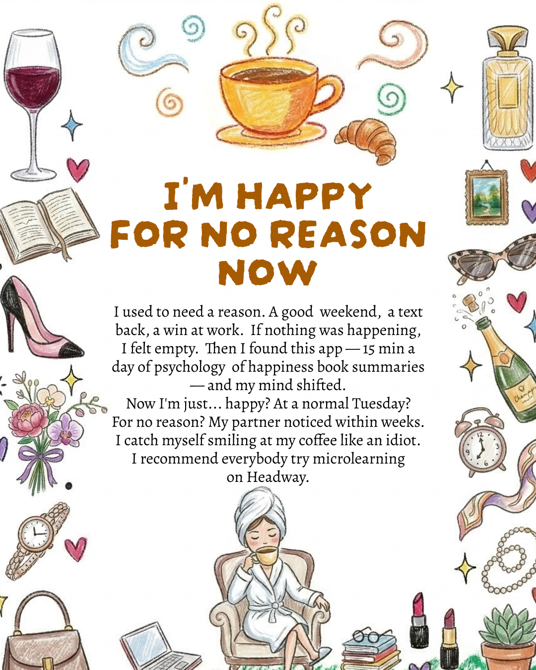 Headway App Facebook ad