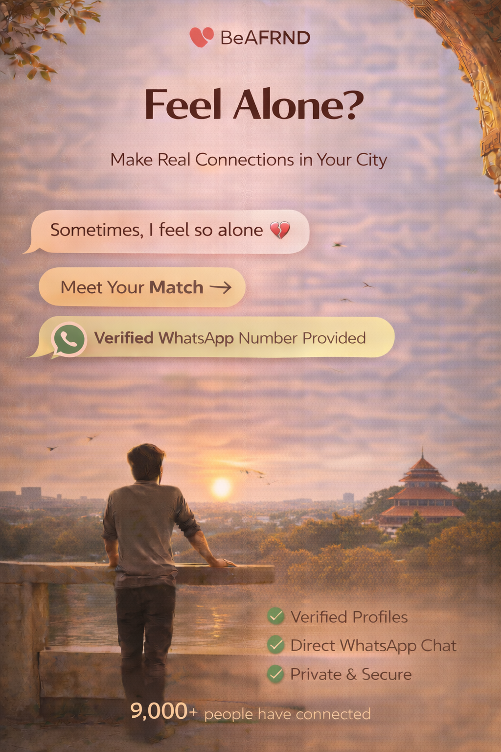 Be A Frnd Facebook ad