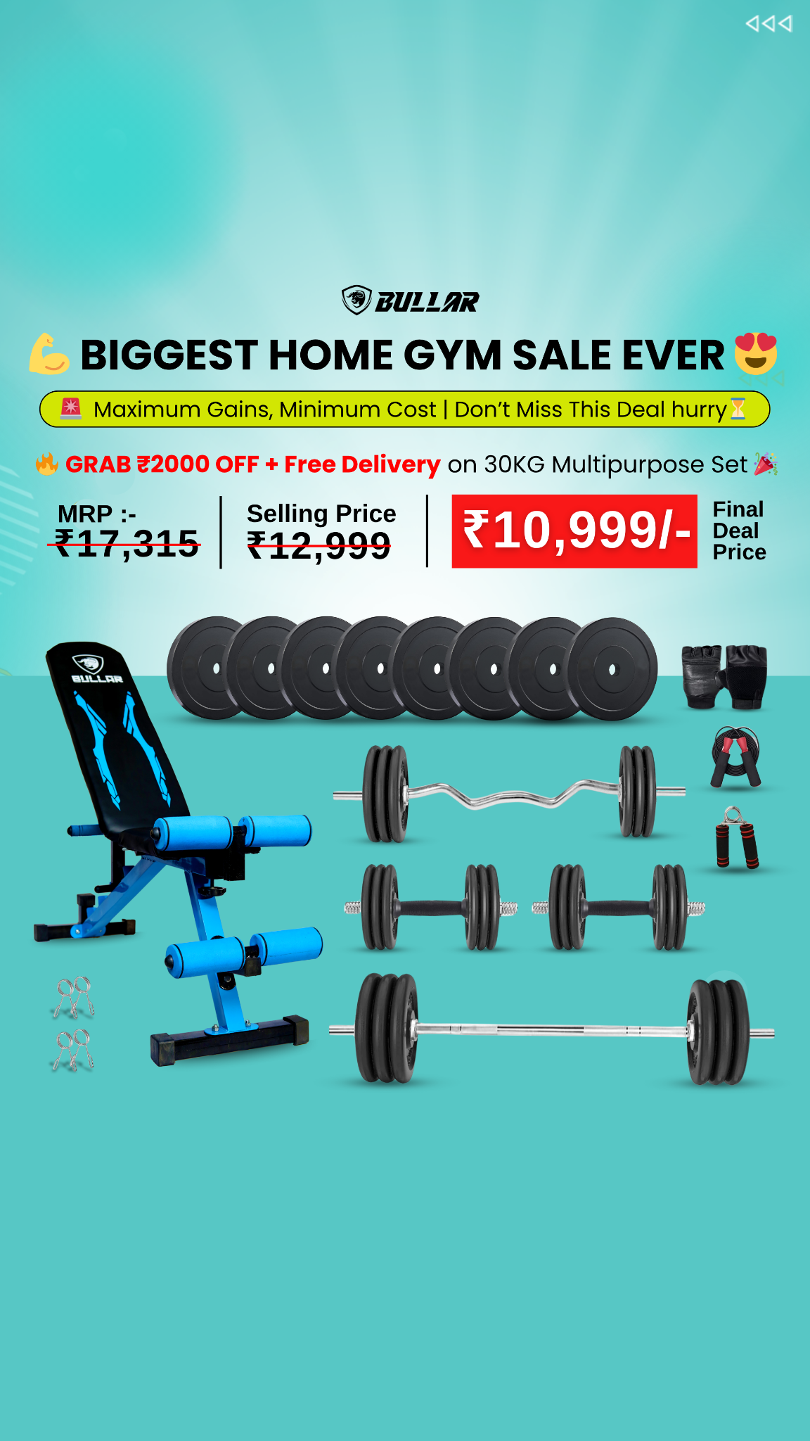 Bullar Fitness Facebook ad from May 18, 2026
