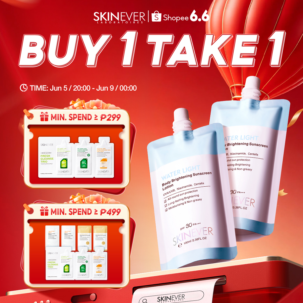 Skinever PH Facebook ad: SKINEVER 6.6 SUPER SALE! Hanggang 50% OFF
