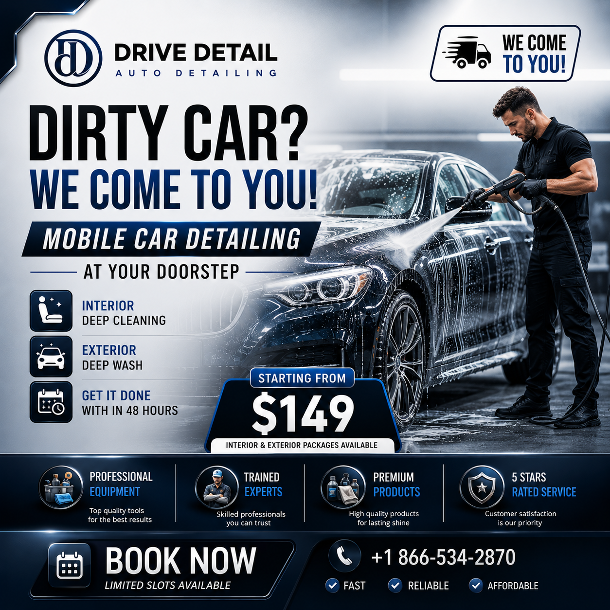 Drive Detail Facebook ad: Limited Offer