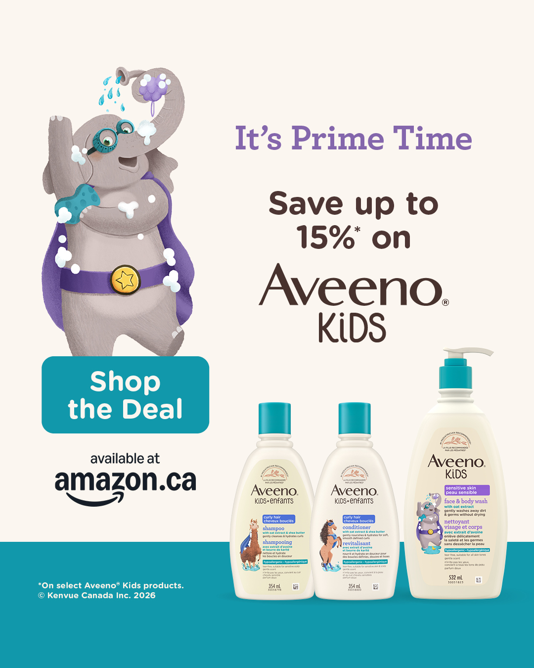 Aveeno Facebook ad