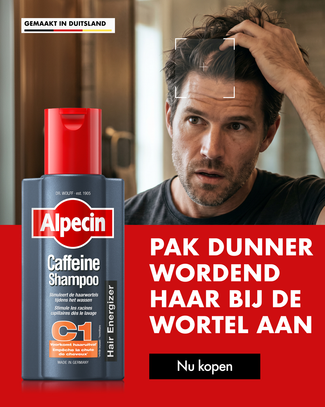 Alpecin Facebook ad