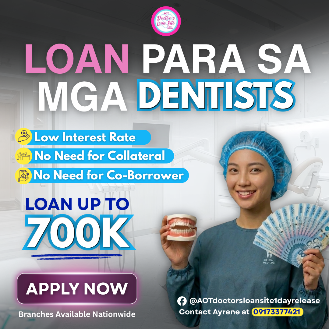 AOT Doctors Loan Site 1 Day Release Facebook ad: Fast Funds for Doctors, Up to ₱700k!
