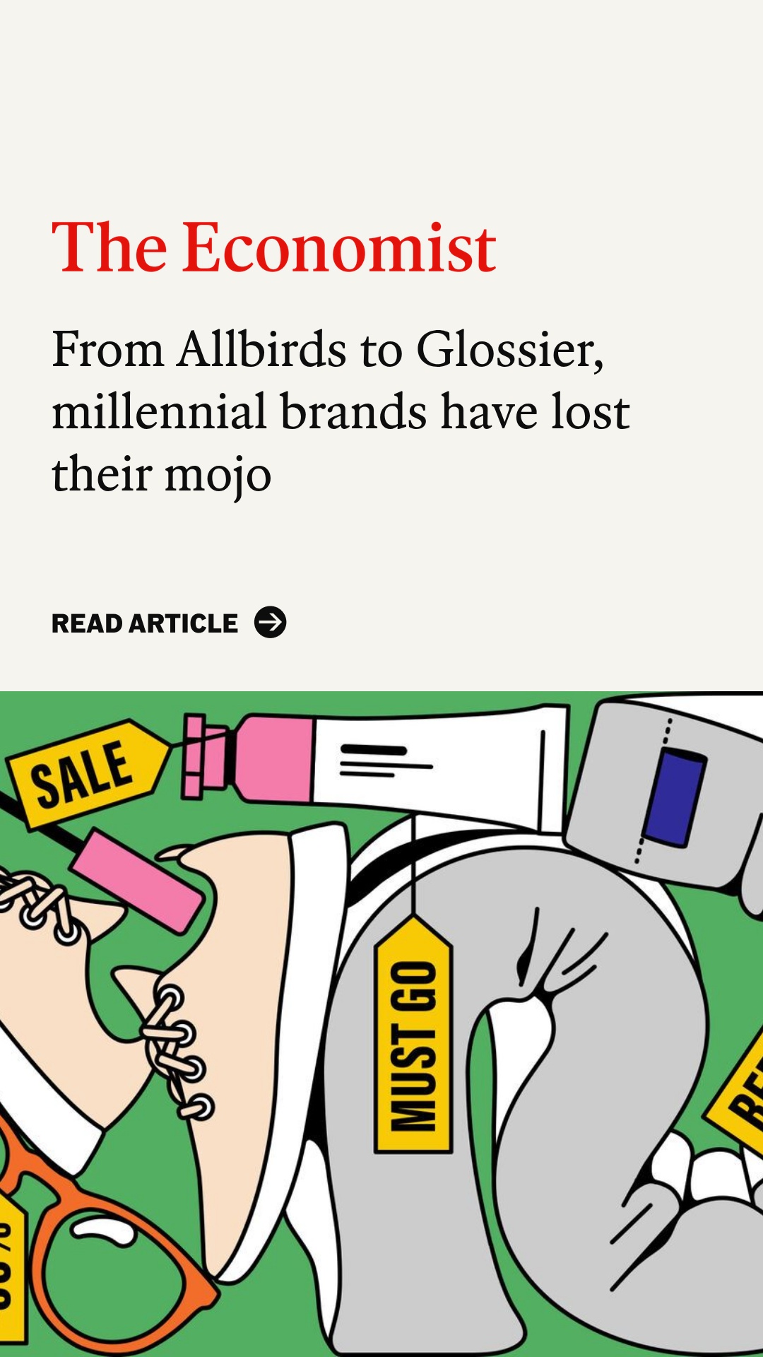 The Economist Facebook ad