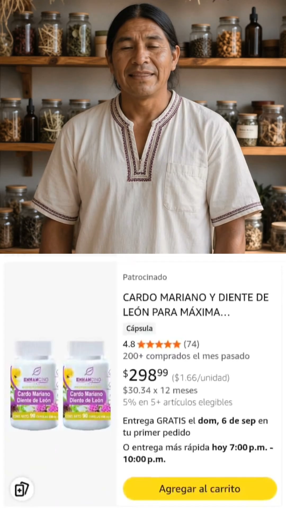 Remedios Ancestrales Facebook ad: Desintoxícate y siéntete más ligero de forma natural!