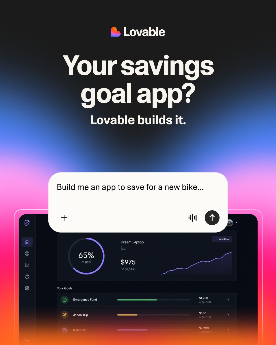 Lovable.dev Facebook ad