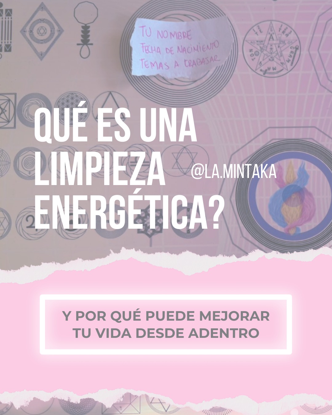 La Mintaka Facebook ad: Te invito a vivir una sesión de Limpieza…