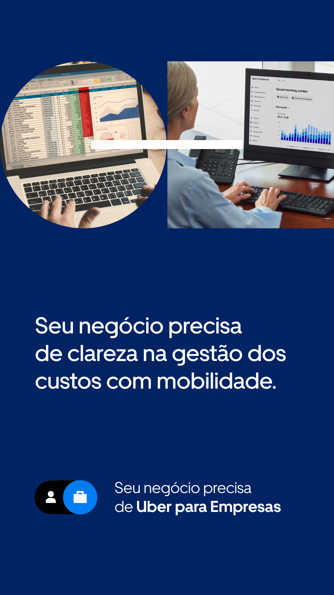 Uber for Business Facebook ad