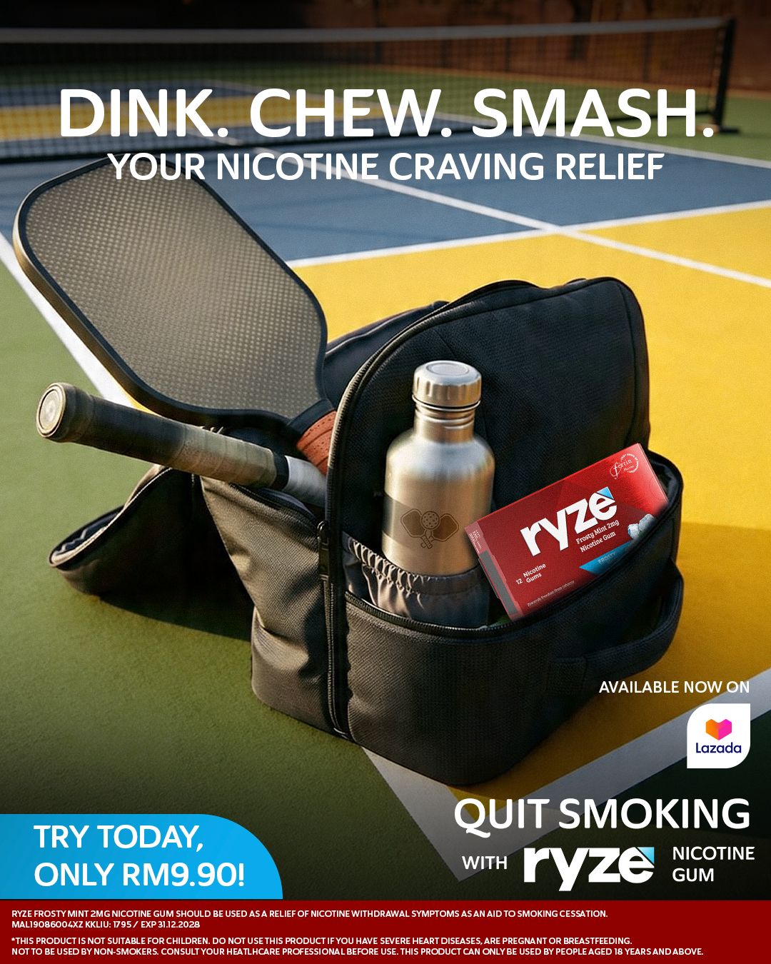 RYZE Malaysia Facebook ad: Stay in Your Game