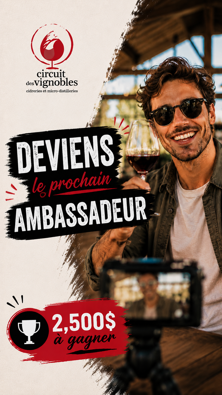 Circuit des Vignobles Facebook ad from Jun 12, 2026