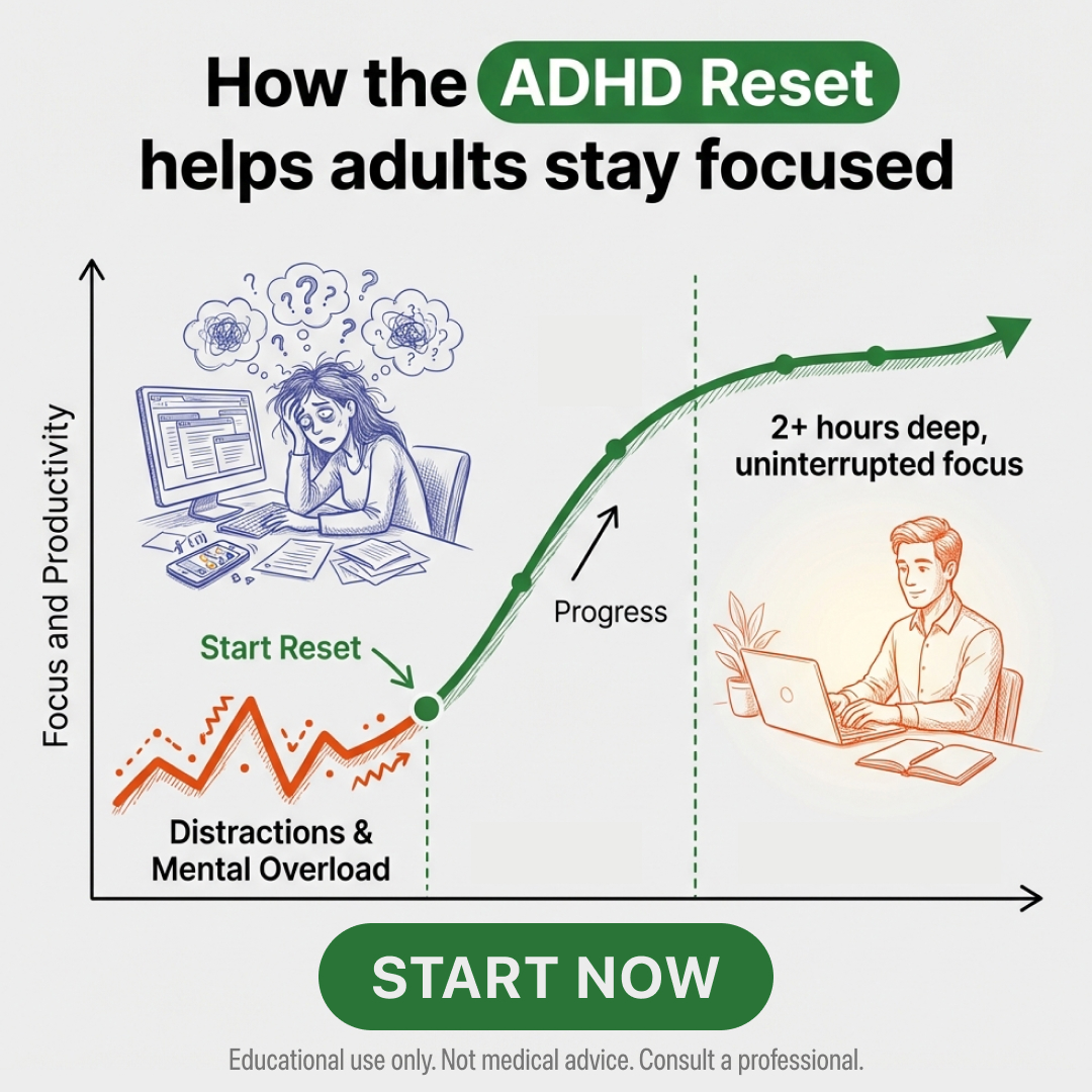 Rewire your ADHD brain Facebook ad