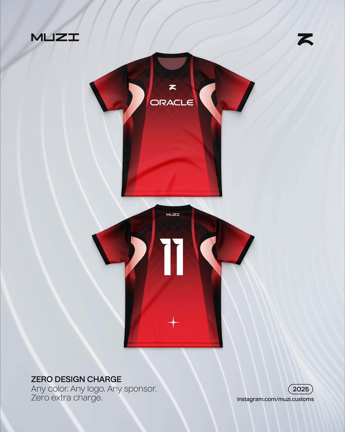 muzi.customs Facebook ad: Want a new custom jersey for your team?