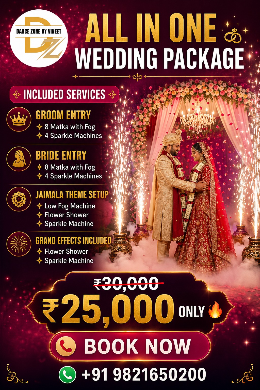 Dance Zone By Vineet Facebook ad: India’s Trusted Wedding & Event Entertainment Experts