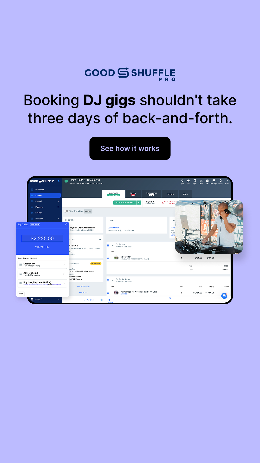 Goodshuffle Facebook ad