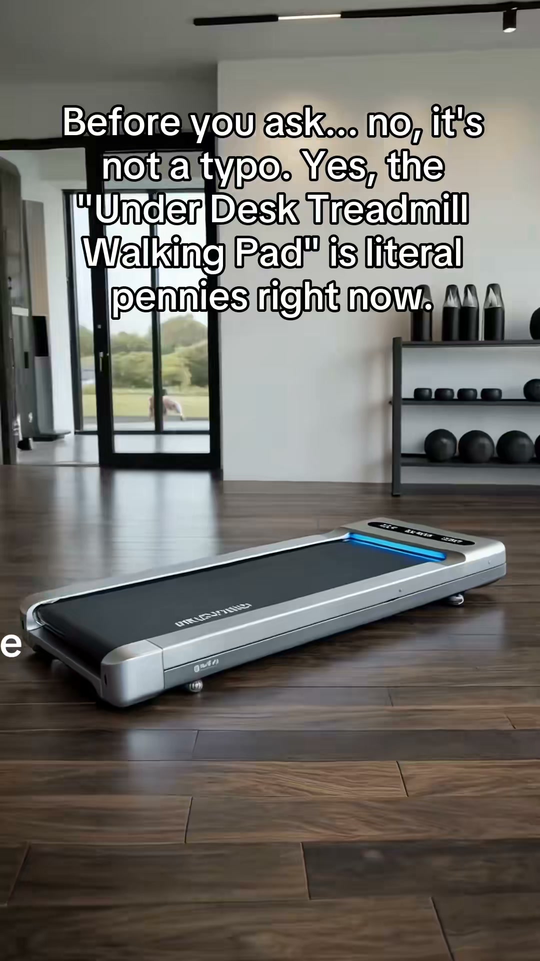 Merach homefitness Facebook ad: NEW UltraWalk W60 Plus, Save $150