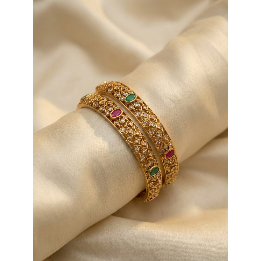 Hema's Alankaraa Facebook ad: Premium Zirconia Temple Jewellery for Weddings & Festivals