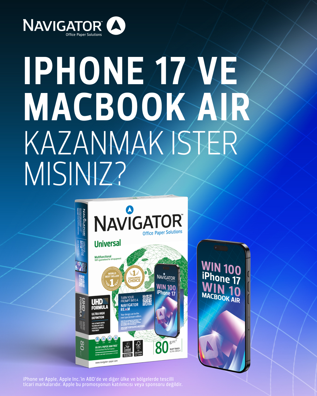 Navigator Paper Facebook ad: Navigator, Turn your prompt into a Navigator ream